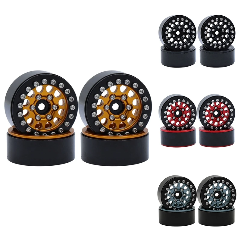 4Pcs 1.0 Inch Metal Beadlock Wheel Hub Wheel Rim For 1/18 1/24 RC Crawler Car TRX4M Axial SCX24 AX24 Upgrade Parts
4Pcs 1.0 Inch Metal Beadlock Wheel Hub Wheel Rim For 1/18 1/24 RC Crawler Car TRX4M Axial SCX24 AX24 Upgrade Parts