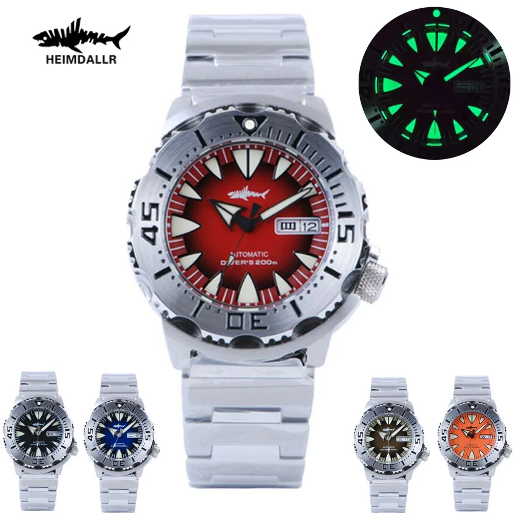 Автоматические Мужские часы HEIMDALLR Monster V2 Frost NH36A Мужские механические светящиеся часы для дайвинга с сапфировым стеклом 200 м
Автоматические Мужские часы HEIMDALLR Monster V2 Frost NH36A Мужские механические светящиеся часы для дайвинга с сапфировым стеклом 200 м