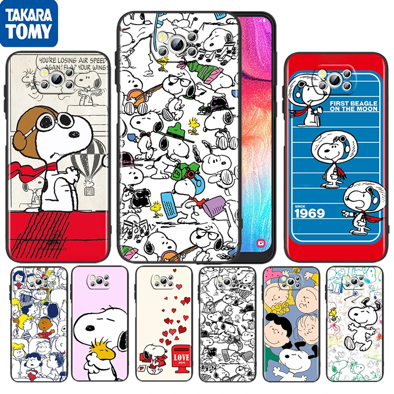 Snoopy Cartoon Dog Boy For Xiaomi Poco M4 X3 F3 GT NFC M3 C3 M2 F2 F1 X2 Pro Mi Mix3 TPU Black Phone Case Funda Coque Capa Cover
Snoopy Cartoon Dog Boy For Xiaomi Poco M4 X3 F3 GT NFC M3 C3 M2 F2 F1 X2 Pro Mi Mix3 TPU Black Phone Case Funda Coque Capa Cover