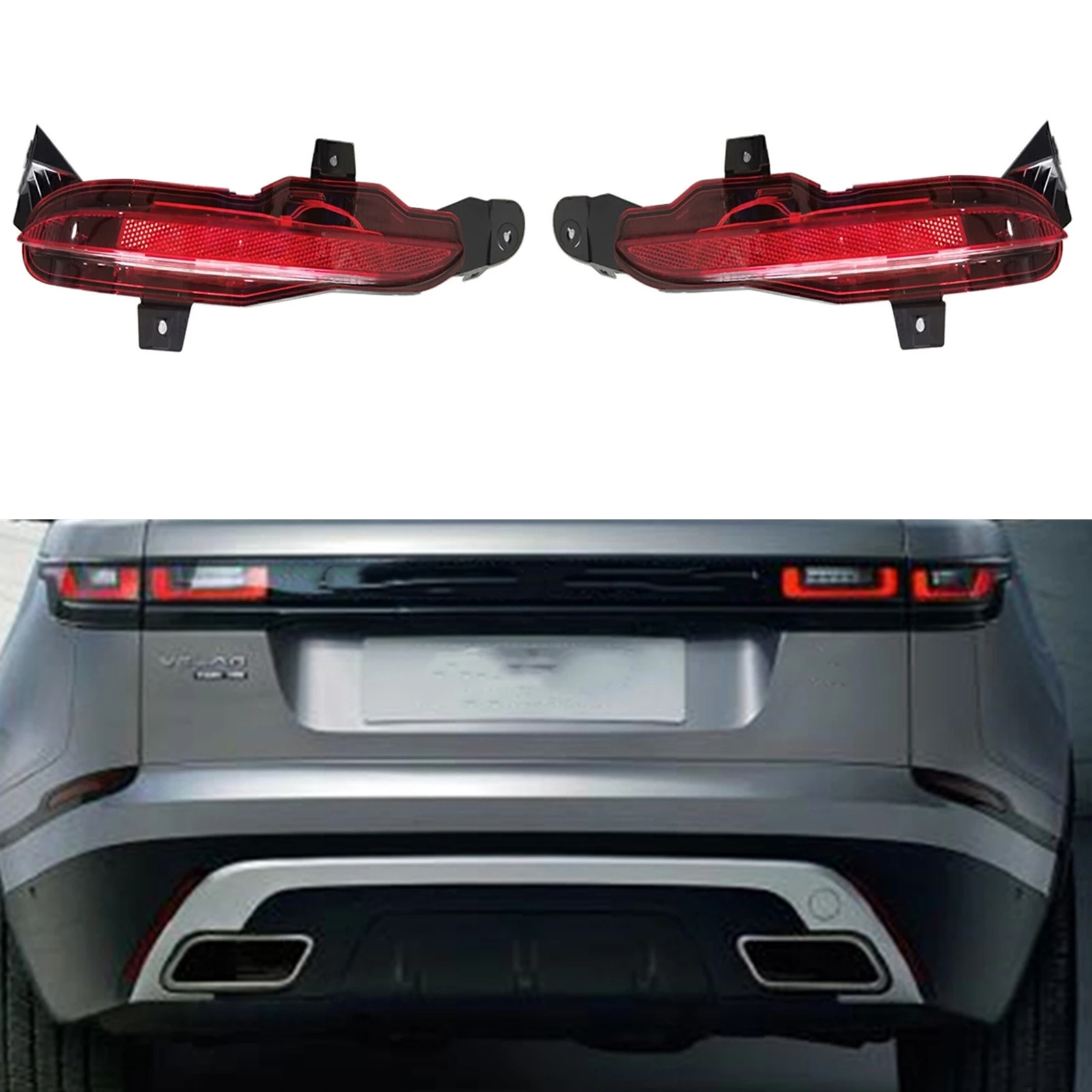 Car Rear Bumper Fog Light Side Reflector Stop Tail Signal Brake Lamp For Land Rover Range Rover Velar 2018 2019 2020 2021 2022
Car Rear Bumper Fog Light Side Reflector Stop Tail Signal Brake Lamp For Land Rover Range Rover Velar 2018 2019 2020 2021 2022