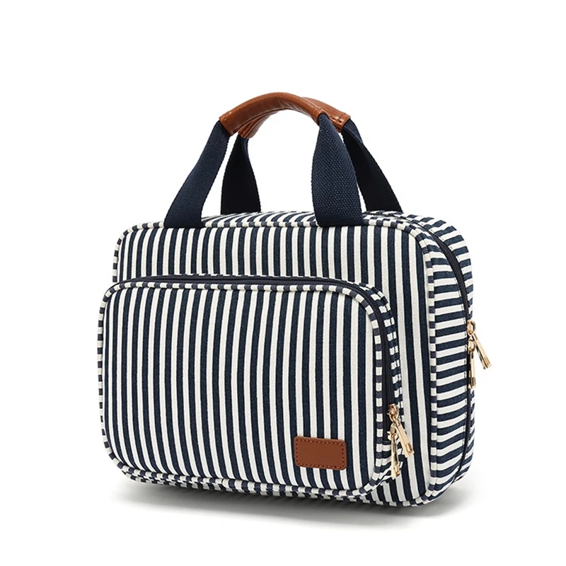Women's Handbag Hanging Travel Toiletry Bag Cosmetic Travel Toiletry Organizer For Female With 4 Compartments & 1 Sturdy Hook
Women's Handbag Hanging Travel Toiletry Bag Cosmetic Travel Toiletry Organizer For Female With 4 Compartments & 1 Sturdy Hook