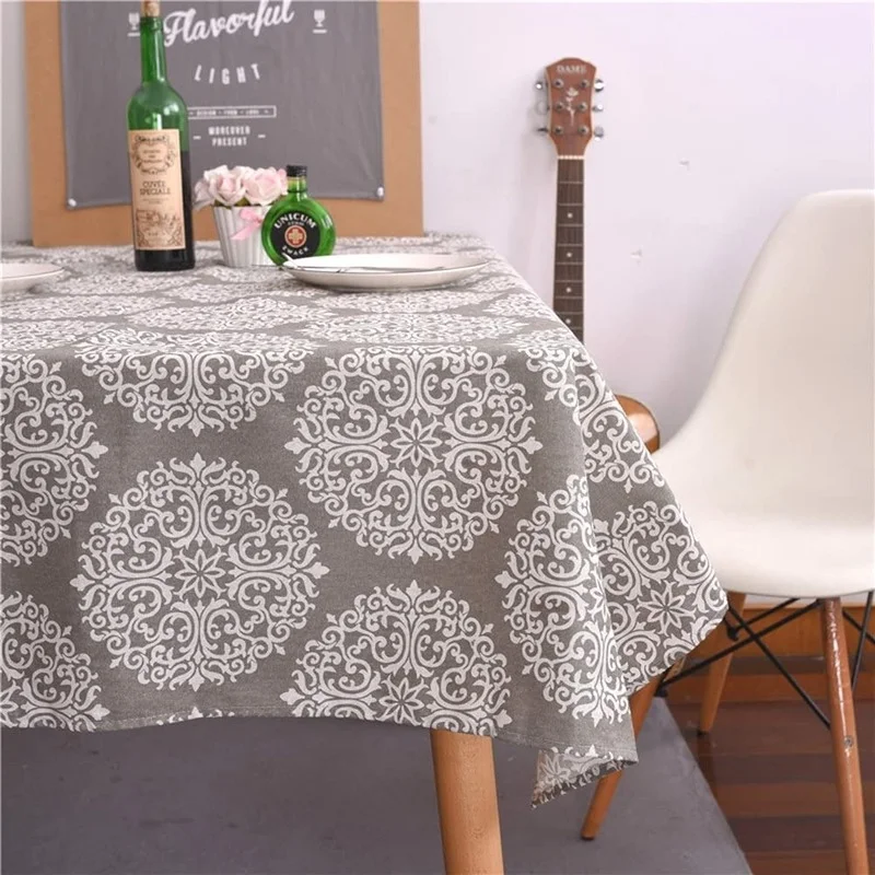 Grey Medal Print Decorative Kitchen Tablecloth Room Dining Table Wedding Decoration Tablecloth Rectangular Waterproof Manteles
Grey Medal Print Decorative Kitchen Tablecloth Room Dining Table Wedding Decoration Tablecloth Rectangular Waterproof Manteles