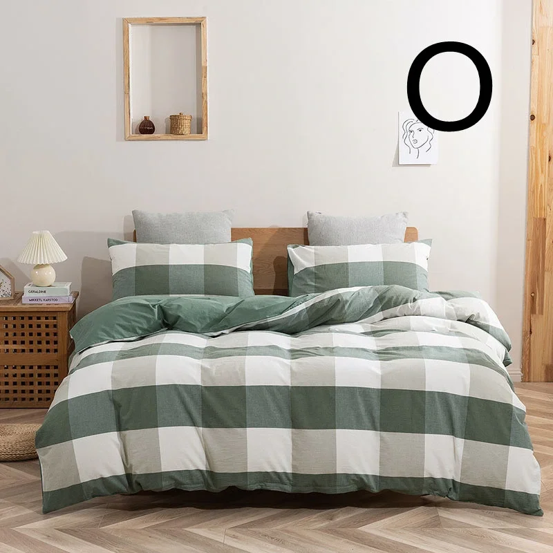 Washed Cotton Four-piece Set, Simple Bedding, Home Textile Cotton Quilt Cover, Bed Sheet
Washed Cotton Four-piece Set, Simple Bedding, Home Textile Cotton Quilt Cover, Bed Sheet