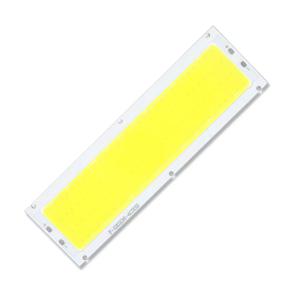 120x36MM 3600LM Ultra Bright LED Light Source DC 12-14V 36W COB Lamp For Cold White Light 6500K DIY LED Chip Module Bulb Strip
120x36MM 3600LM Ultra Bright LED Light Source DC 12-14V 36W COB Lamp For Cold White Light 6500K DIY LED Chip Module Bulb Strip