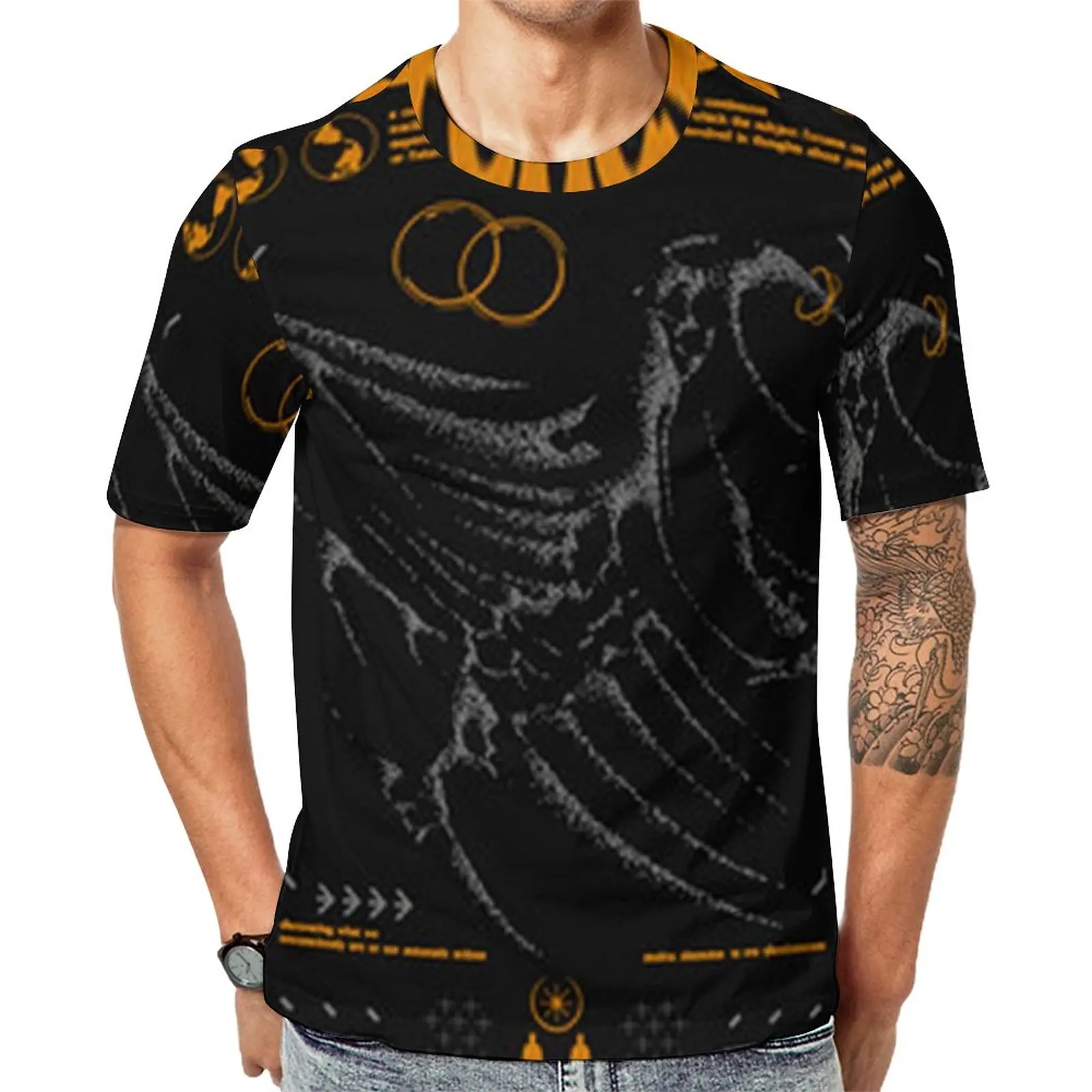 Summer Sweat-absorbing and Breathable Men's T-shirt High Quality Versatile Casual Comfortable Fashion All Print Short Sleeve Top
Summer Sweat-absorbing and Breathable Men's T-shirt High Quality Versatile Casual Comfortable Fashion All Print Short Sleeve Top