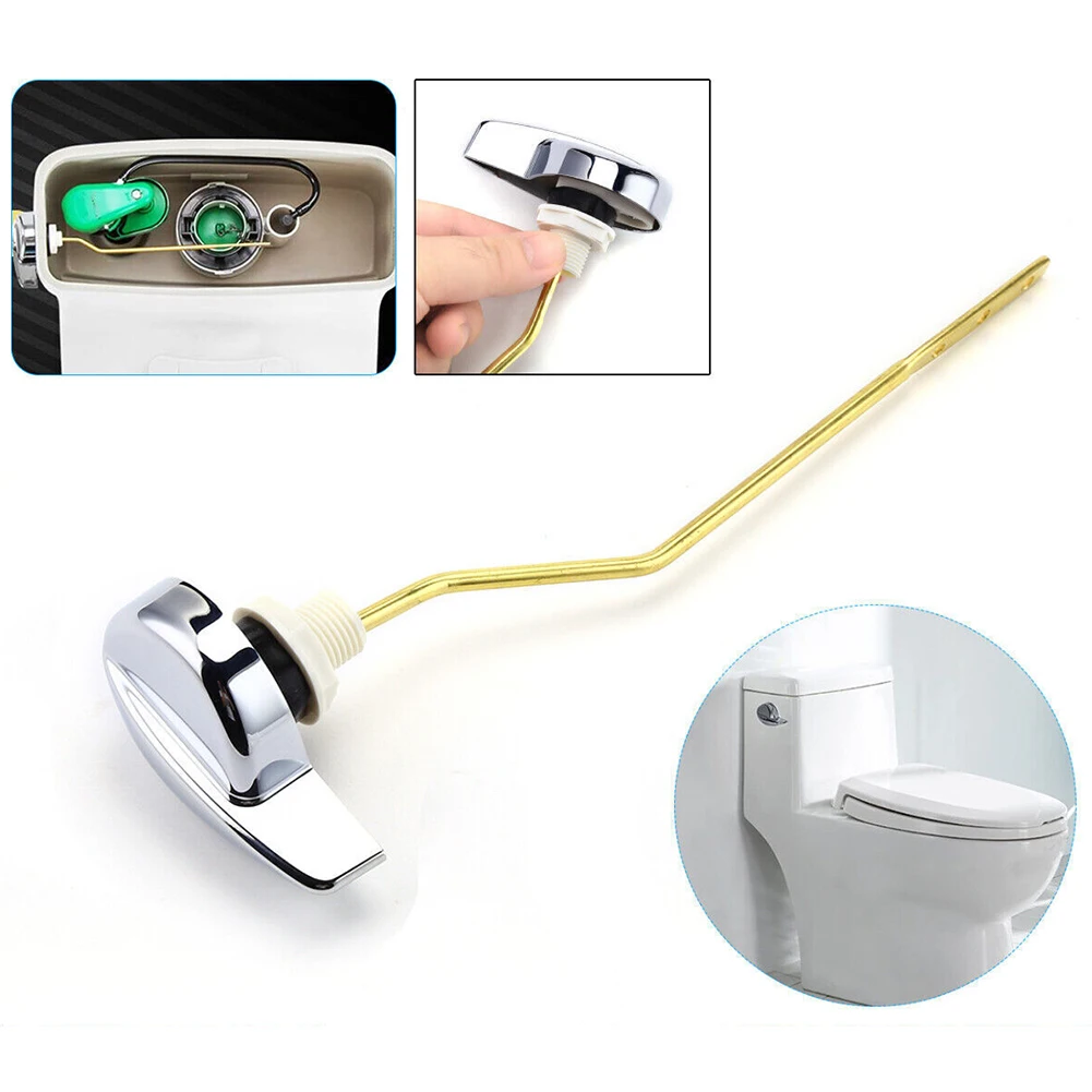 1Pc Universal Toilet Tank Flush Lever Chrome Finish Toilet Lever Handle Bathroom Toilet Accessories
1Pc Universal Toilet Tank Flush Lever Chrome Finish Toilet Lever Handle Bathroom Toilet Accessories
