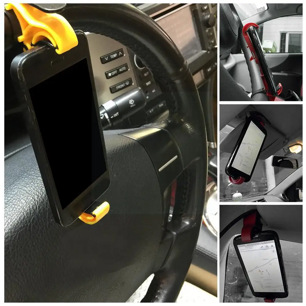 Car Steering Wheel Phone Clip Mount Holder multifunction Universal Bike Auto interior GPS part Bracket for iPhone Samsung V1C4
Car Steering Wheel Phone Clip Mount Holder multifunction Universal Bike Auto interior GPS part Bracket for iPhone Samsung V1C4