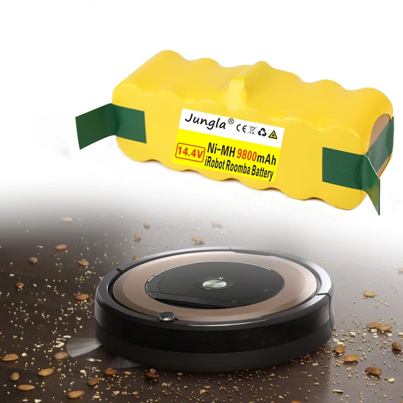 Сменный никель-металлогидридный аккумулятор 9800 мАч для iRobot Roomba 500 600 700 800 серии 536 555 560 580 620 630 650 760 770 780 790 870 880
Сменный никель-металлогидридный аккумулятор 9800 мАч для iRobot Roomba 500 600 700 800 серии 536 555 560 580 620 630 650 760 770 780 790 870 880