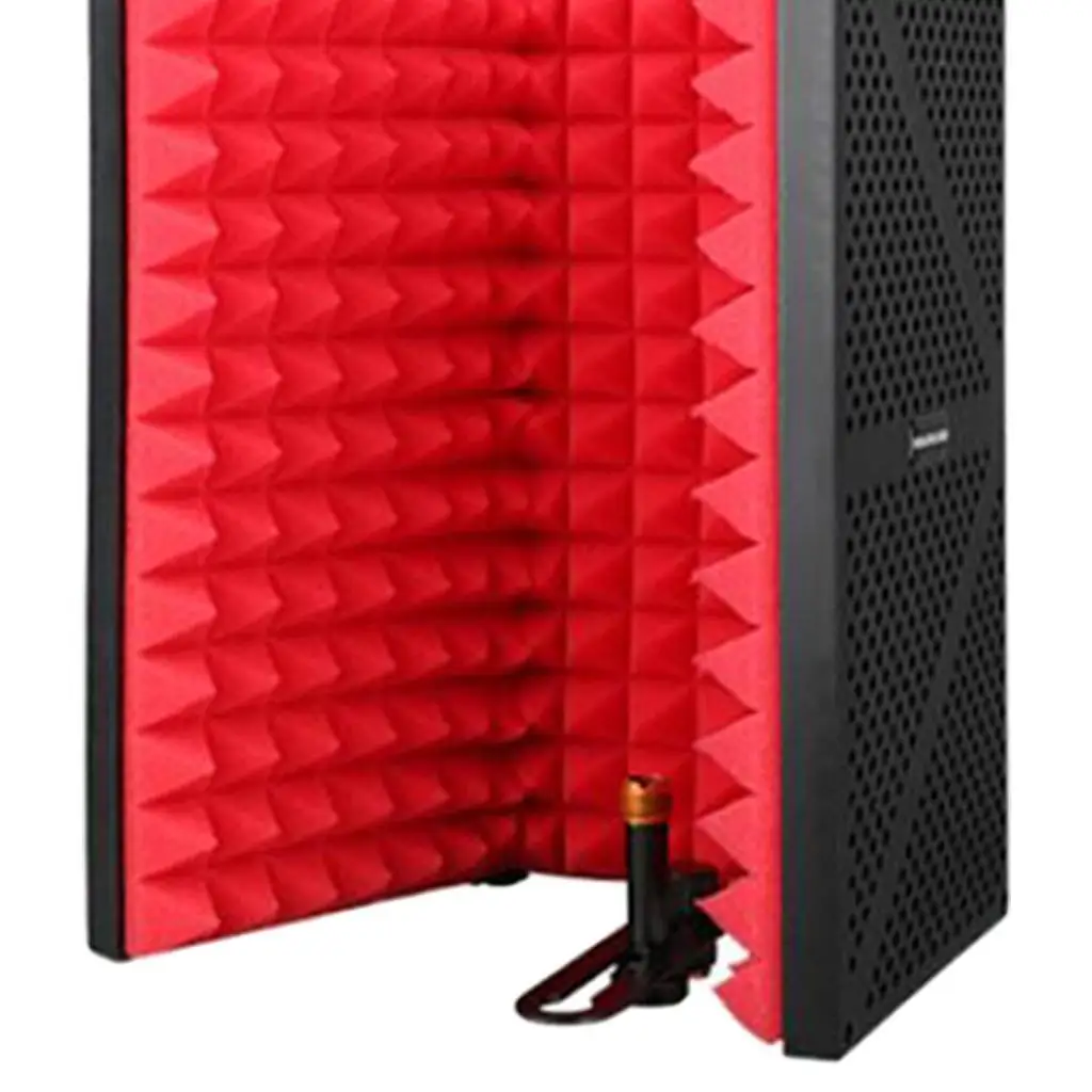 Foldable Metal Mic Isolation Shield for Microphone Recording Equipment
Foldable Metal Mic Isolation Shield for Microphone Recording Equipment