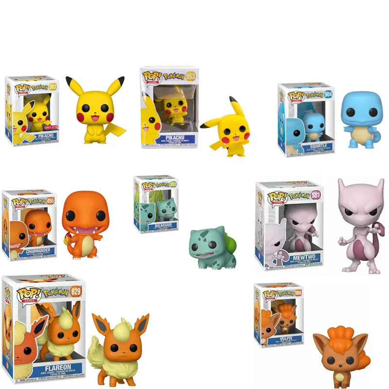 8 Styles Pokemon Pikachu Charmander Psyduck Squirtle Jigglypuff Bulbasaur Bulbasaur Anime Figures Toys Model Christmas Kids GIft
8 Styles Pokemon Pikachu Charmander Psyduck Squirtle Jigglypuff Bulbasaur Bulbasaur Anime Figures Toys Model Christmas Kids GIft