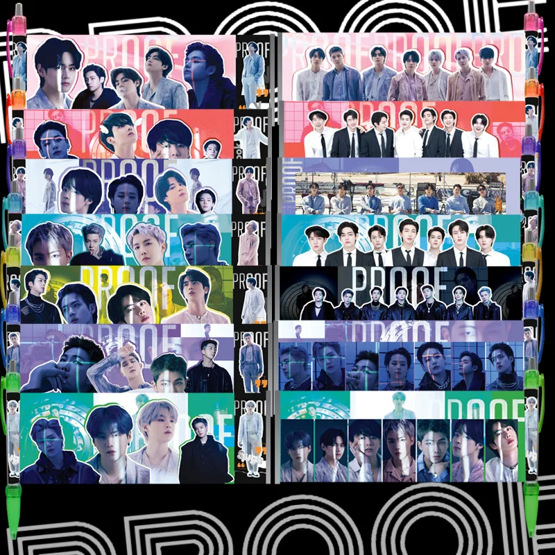 KPOP bangtan boys new album proof ballpoint pen pull brush 0.7mm black gel pen student stationery fan birthday gift JIMIN SUGA V
KPOP bangtan boys new album proof ballpoint pen pull brush 0.7mm black gel pen student stationery fan birthday gift JIMIN SUGA V