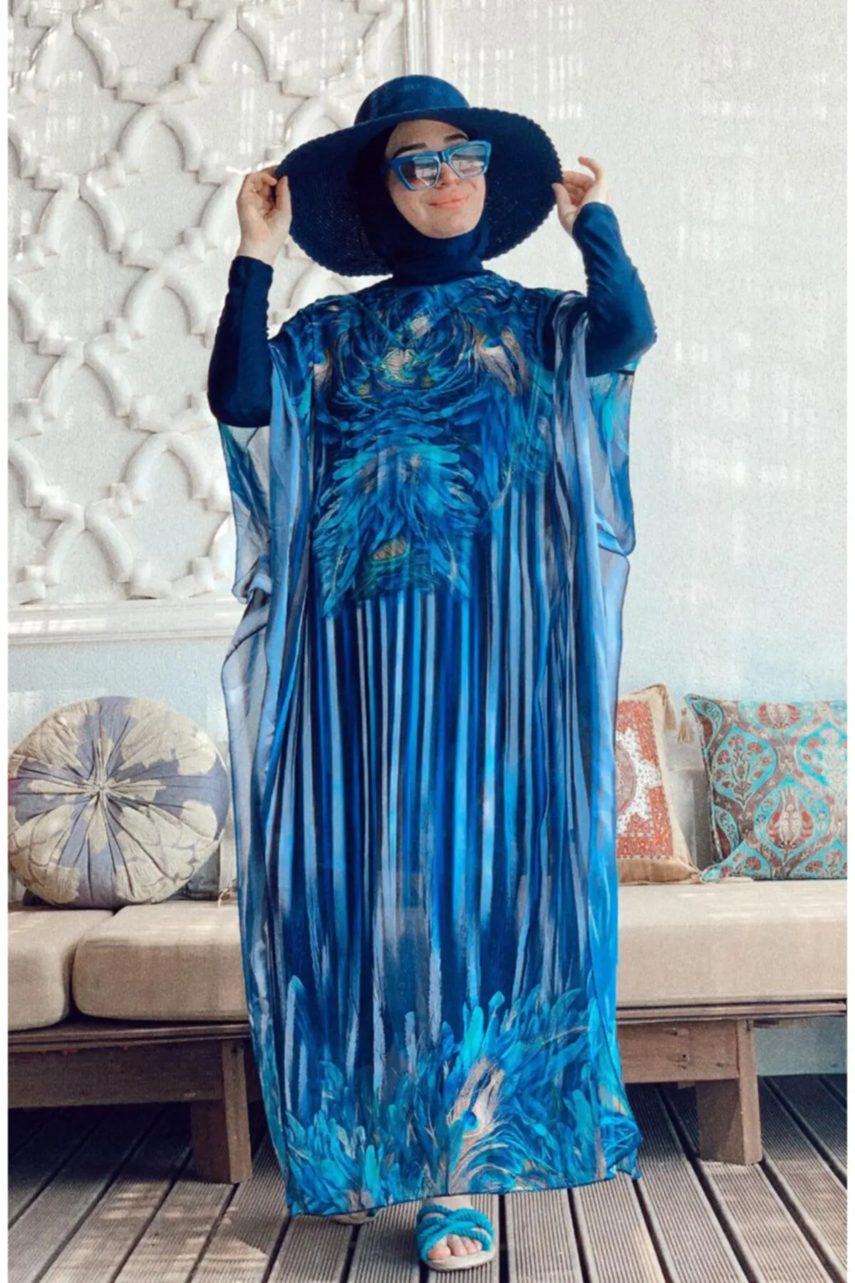 Купальник-парео из лайкры в мусульманском стиле с полным покрытием
Купальник-парео из лайкры в мусульманском стиле с полным покрытием