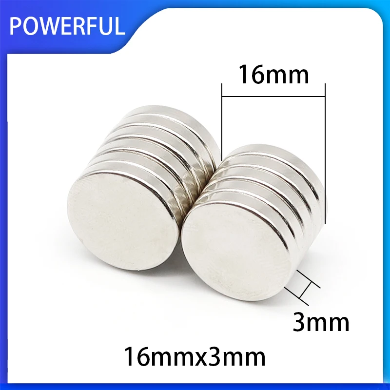 5~100PCS Round Strong Magnets 16x3mm N35 NdFeB Round Super Powerful Strong Permanent Magnetic Disc 16mm x 3mm 16*3mm
5~100PCS Round Strong Magnets 16x3mm N35 NdFeB Round Super Powerful Strong Permanent Magnetic Disc 16mm x 3mm 16*3mm
