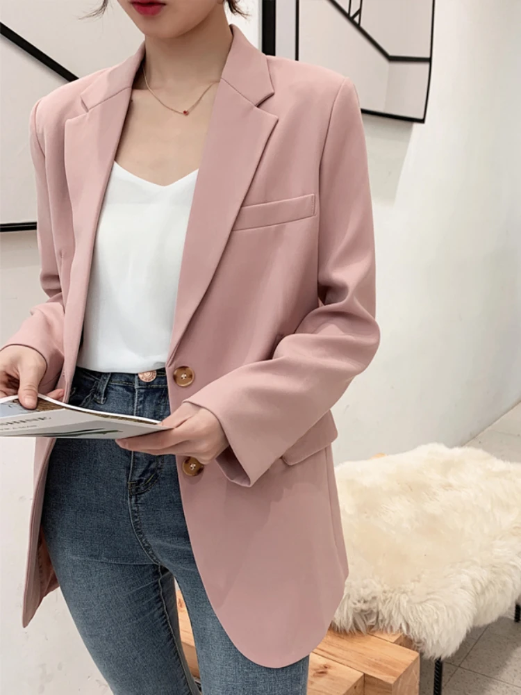 UNXX Blazer Women Spring Autumn Loose All-match Leisure Students Chic Sweet New Fashion Simple Solid Tender Daily Temperament
UNXX Blazer Women Spring Autumn Loose All-match Leisure Students Chic Sweet New Fashion Simple Solid Tender Daily Temperament