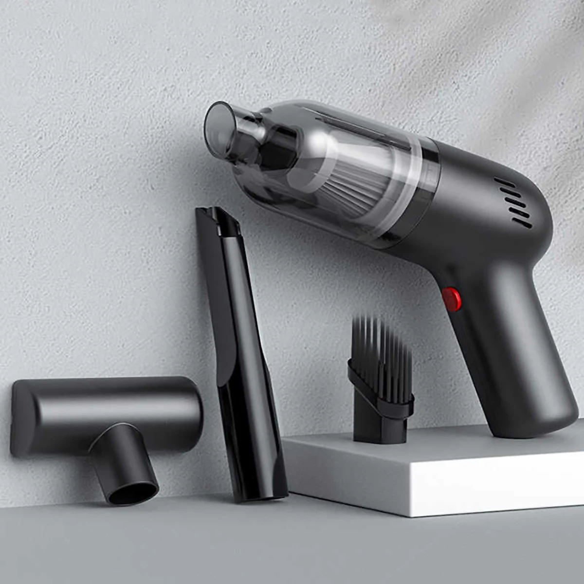 Cordless Vacuum for Hard to Reach Places - Portable and Compact - 3 Separate attachments
Cordless Vacuum for Hard to Reach Places - Portable and Compact - 3 Separate attachments