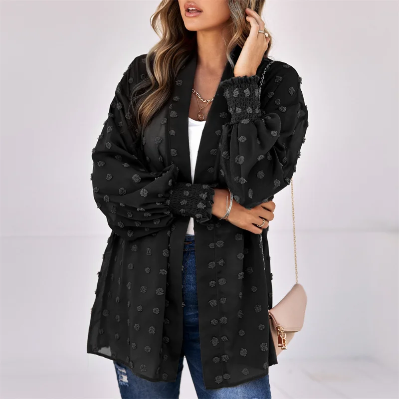 Fashion Chiffon Tops Beach Style Shawl New Spring Summer Thin Open Stitch Shirt Women Solid Color Casual Loose Clothes 26571
Fashion Chiffon Tops Beach Style Shawl New Spring Summer Thin Open Stitch Shirt Women Solid Color Casual Loose Clothes 26571