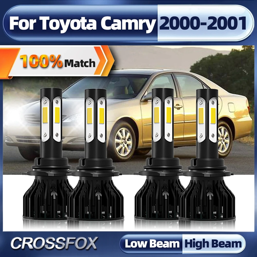 4Pcs Canbus LED Headlights 9005 9006 HB3 HB4 LED Bulb LED Lights Super Bright Auto Headlamp 12V For Toyota Camry 2000 2001
4Pcs Canbus LED Headlights 9005 9006 HB3 HB4 LED Bulb LED Lights Super Bright Auto Headlamp 12V For Toyota Camry 2000 2001