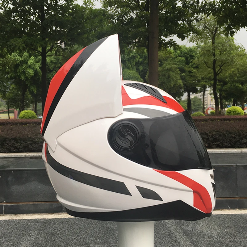 free shipping motorcycle cat ears helmet women motorcross equipment protect satefy helmet full face motor helmet ECE approved
free shipping motorcycle cat ears helmet women motorcross equipment protect satefy helmet full face motor helmet ECE approved
