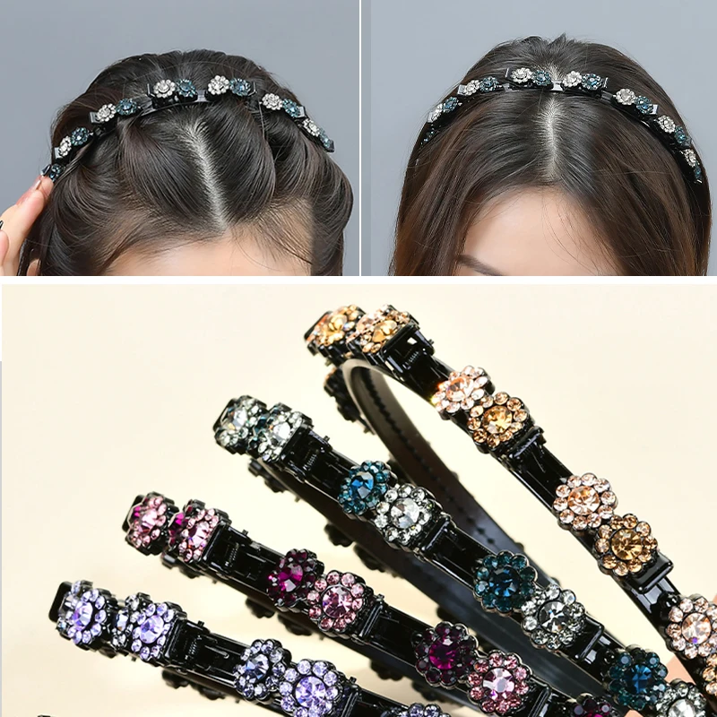 Fashion Pearl Non-Slip Rhinestone Hairbands Elastic Flower Women Hair Hoop Bands Headband Bezel Girls Hair Accessories Headdress
Fashion Pearl Non-Slip Rhinestone Hairbands Elastic Flower Women Hair Hoop Bands Headband Bezel Girls Hair Accessories Headdress