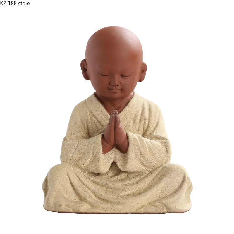 Small Monk Sculpture Statue Ceramic Home Decoration Crafts Chinese Style Tea Set Sculpture Buddha Statue Best Gift Free Delivery 
Small Monk Sculpture Statue Ceramic Home Decoration Crafts Chinese Style Tea Set Sculpture Buddha Statue Best Gift Free Delivery