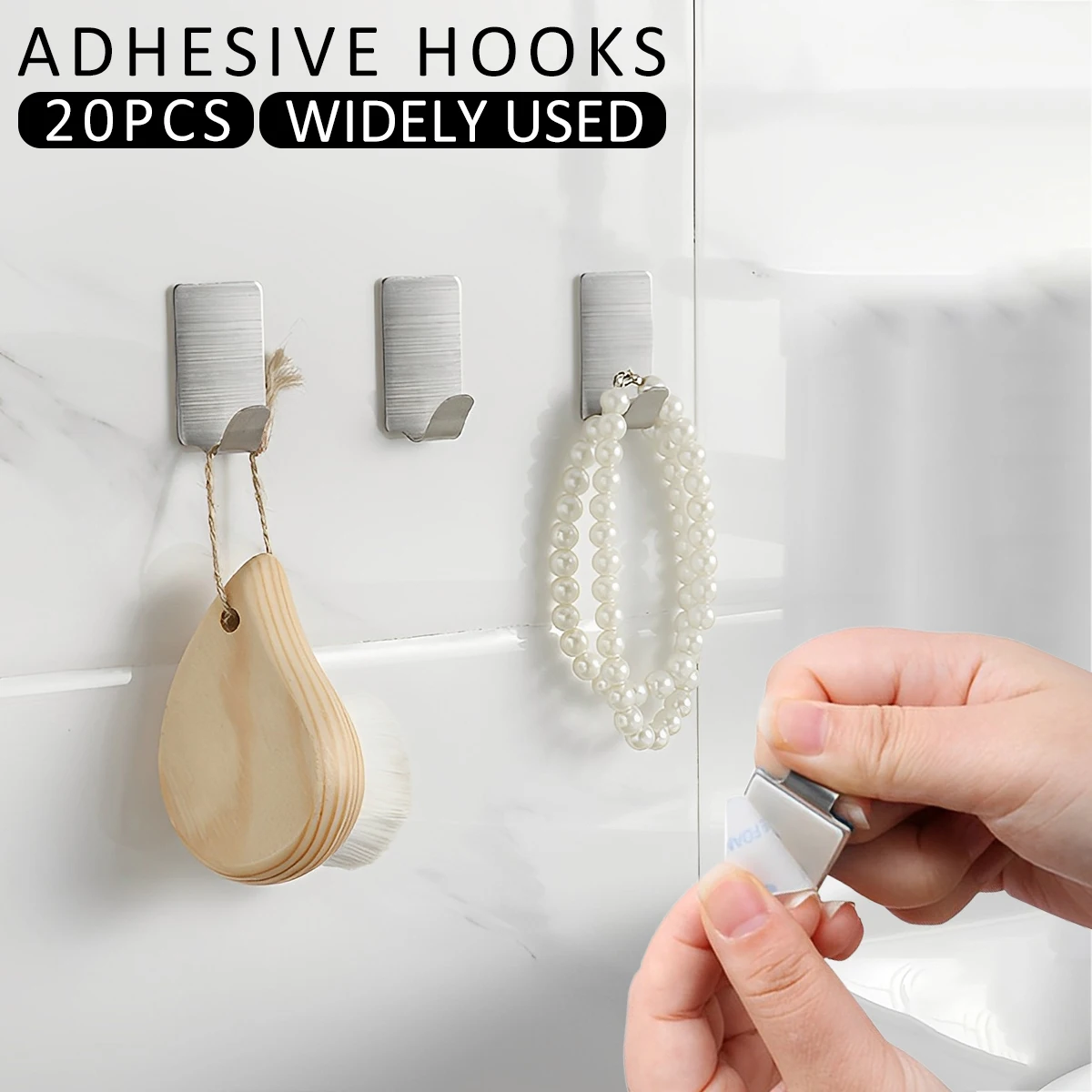 20 Pcs Adhesive Hook Iron Wall Shower Hooks Heavy Duty Coat Hook No Drilling Towel Hook Wall Mounted Clothes Hanger Adhesive
20 Pcs Adhesive Hook Iron Wall Shower Hooks Heavy Duty Coat Hook No Drilling Towel Hook Wall Mounted Clothes Hanger Adhesive