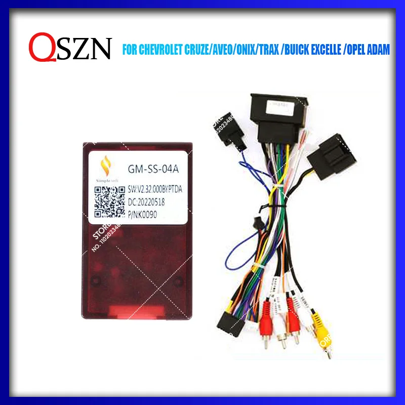 QSZN Wiring Harness Canbus Box Decoder For CHEVROLET Cruze/AVEO/ONIX/TRAX /BUICK EXCELLE/OPEL ADAM Car Radio Power Cable Adapter
QSZN Wiring Harness Canbus Box Decoder For CHEVROLET Cruze/AVEO/ONIX/TRAX /BUICK EXCELLE/OPEL ADAM Car Radio Power Cable Adapter