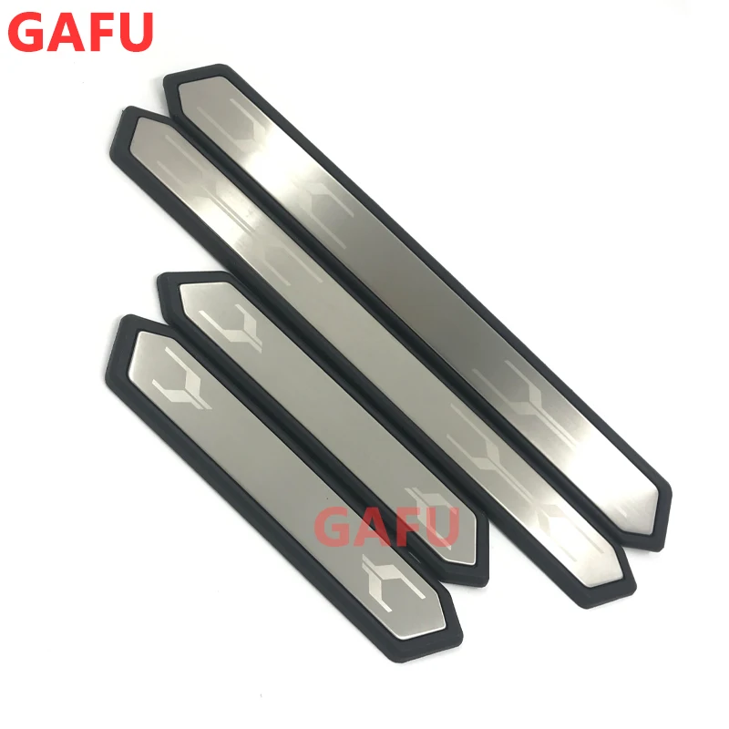 for Toyota RAV4 Xa50 2019 2020 2021 2022 Auto Door Sill Plate Trim Stainless Steel Threshold Kick Pedal Scuff Sticker 
for Toyota RAV4 Xa50 2019 2020 2021 2022 Auto Door Sill Plate Trim Stainless Steel Threshold Kick Pedal Scuff Sticker