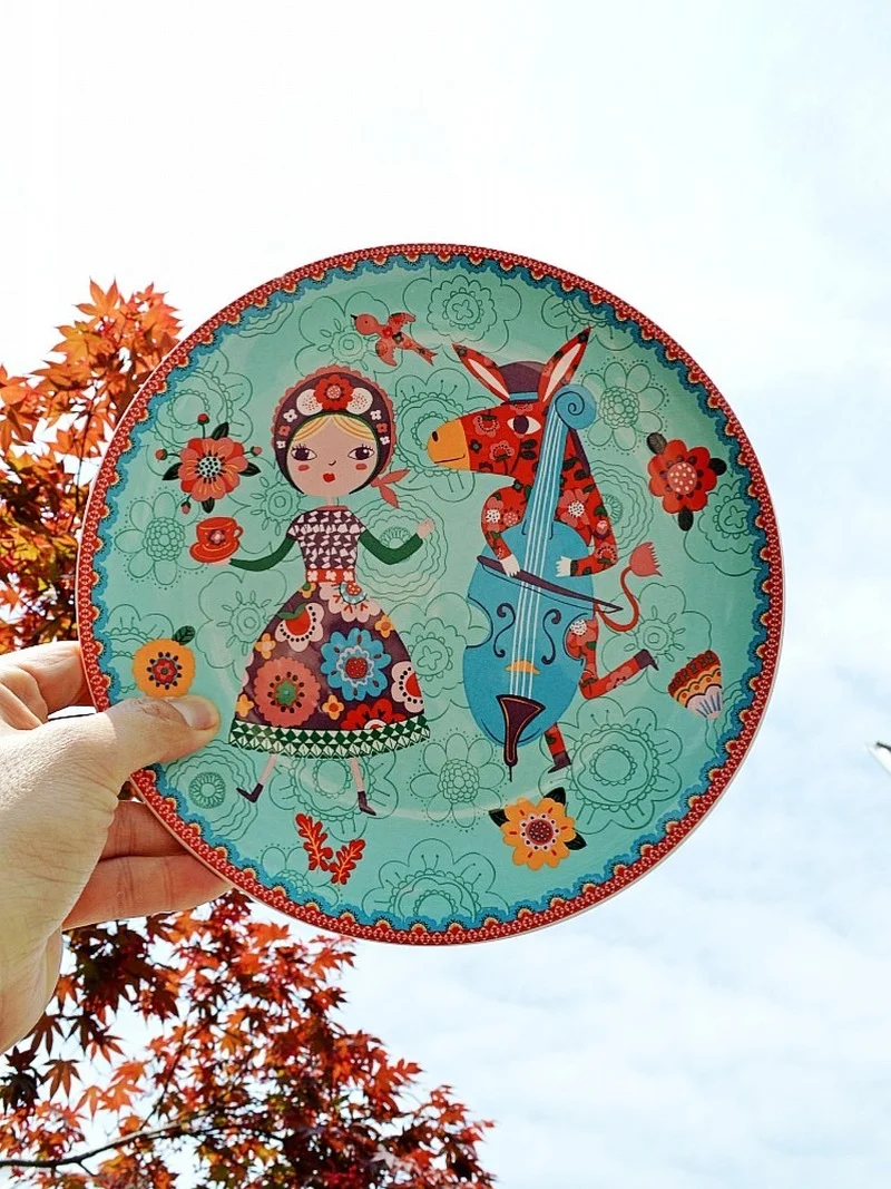 8.5Inches Western Food Plate Nordic Country Style Underglaze Porcelain Tableware Household Dinner Plate Breakfast Dim Sum Plate
8.5Inches Western Food Plate Nordic Country Style Underglaze Porcelain Tableware Household Dinner Plate Breakfast Dim Sum Plate