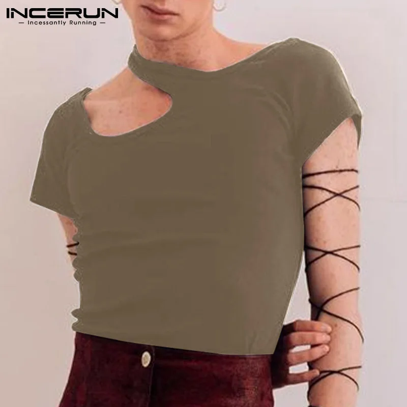 Men Irregular T Shirt Solid Color O-neck Short Sleeve Hollow Out Men Clothing Streetwear 2022 Fashion Casual Camisetas INCERUN
Men Irregular T Shirt Solid Color O-neck Short Sleeve Hollow Out Men Clothing Streetwear 2022 Fashion Casual Camisetas INCERUN