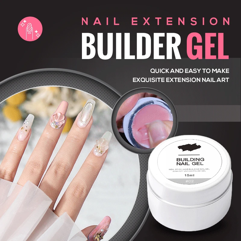 15ml Nail Extension Builder Gel Solid Nail Gel for Nail Extension Pink White Clear Nail Builder Nail Art Gel Extend Gel Diy Nail
15ml Nail Extension Builder Gel Solid Nail Gel for Nail Extension Pink White Clear Nail Builder Nail Art Gel Extend Gel Diy Nail