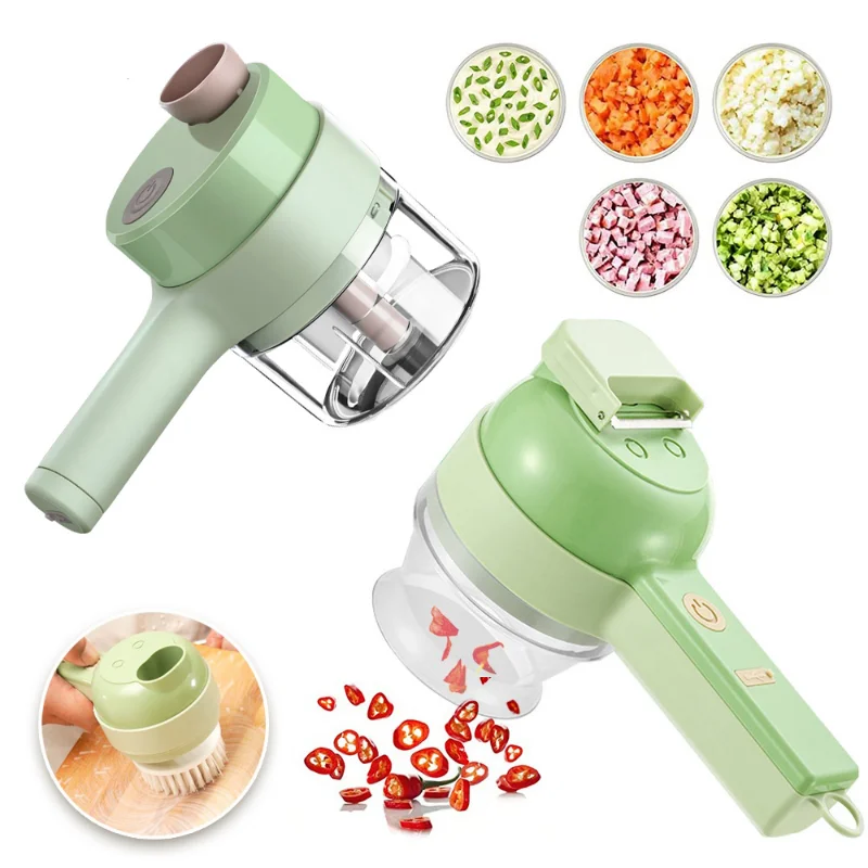 Upgrade 4in1 Electric Vegetable Cutter Slicer Set Garlic Mud Masher Crusher Multifunctional Chopper Food Processor Mixer
Upgrade 4in1 Electric Vegetable Cutter Slicer Set Garlic Mud Masher Crusher Multifunctional Chopper Food Processor Mixer