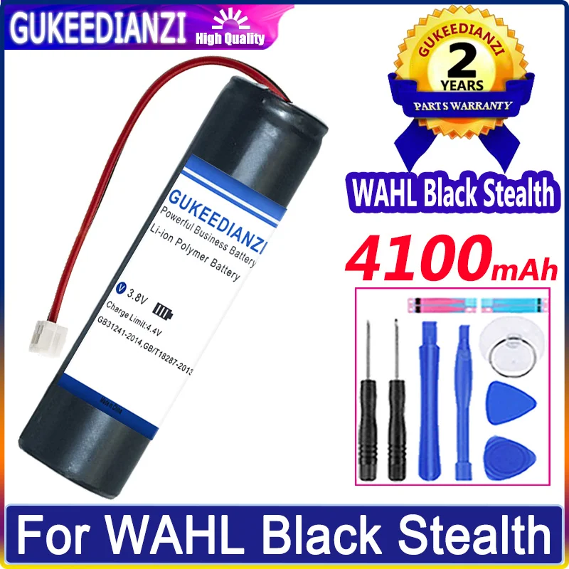 4100mAh Battery for WAHL Black Stealth, Chrome,Cordless Magic Clip,Senior Cordless,Sterling 4 Sterling4 Batteria + Free Tools
4100mAh Battery for WAHL Black Stealth, Chrome,Cordless Magic Clip,Senior Cordless,Sterling 4 Sterling4 Batteria + Free Tools