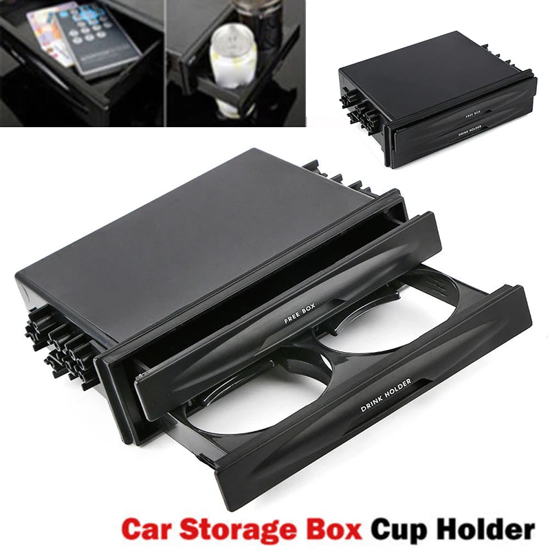 1pcs Universal Car Storage Box Black Plastic Vehicle Double Din Radio Pocket Drink-Cup Holder Radio Storage Box Auto Interior
1pcs Universal Car Storage Box Black Plastic Vehicle Double Din Radio Pocket Drink-Cup Holder Radio Storage Box Auto Interior