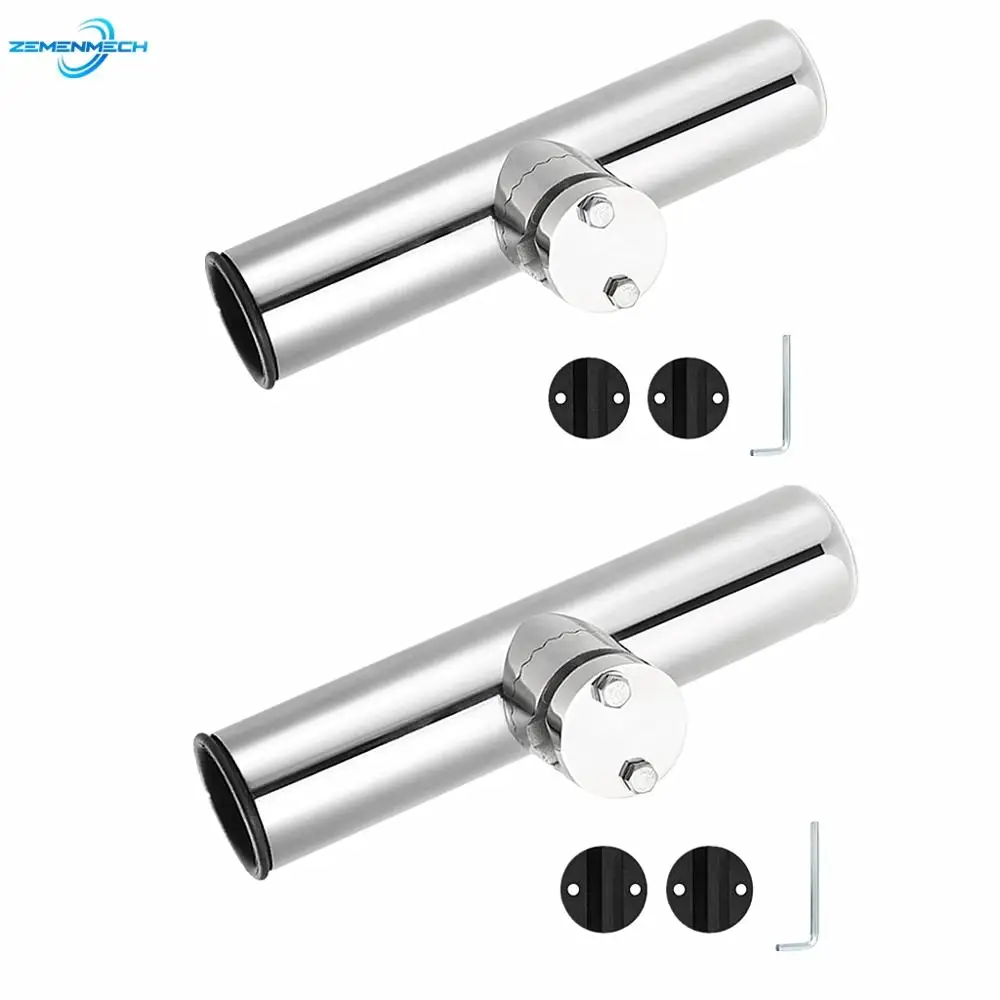 2PCS 316 Stainless Steel Fishing Rod Holder Pole Bracket Support Rail Mount with Clamp Bassfishing Sailboat Yacht Fishing Marine
2PCS 316 Stainless Steel Fishing Rod Holder Pole Bracket Support Rail Mount with Clamp Bassfishing Sailboat Yacht Fishing Marine