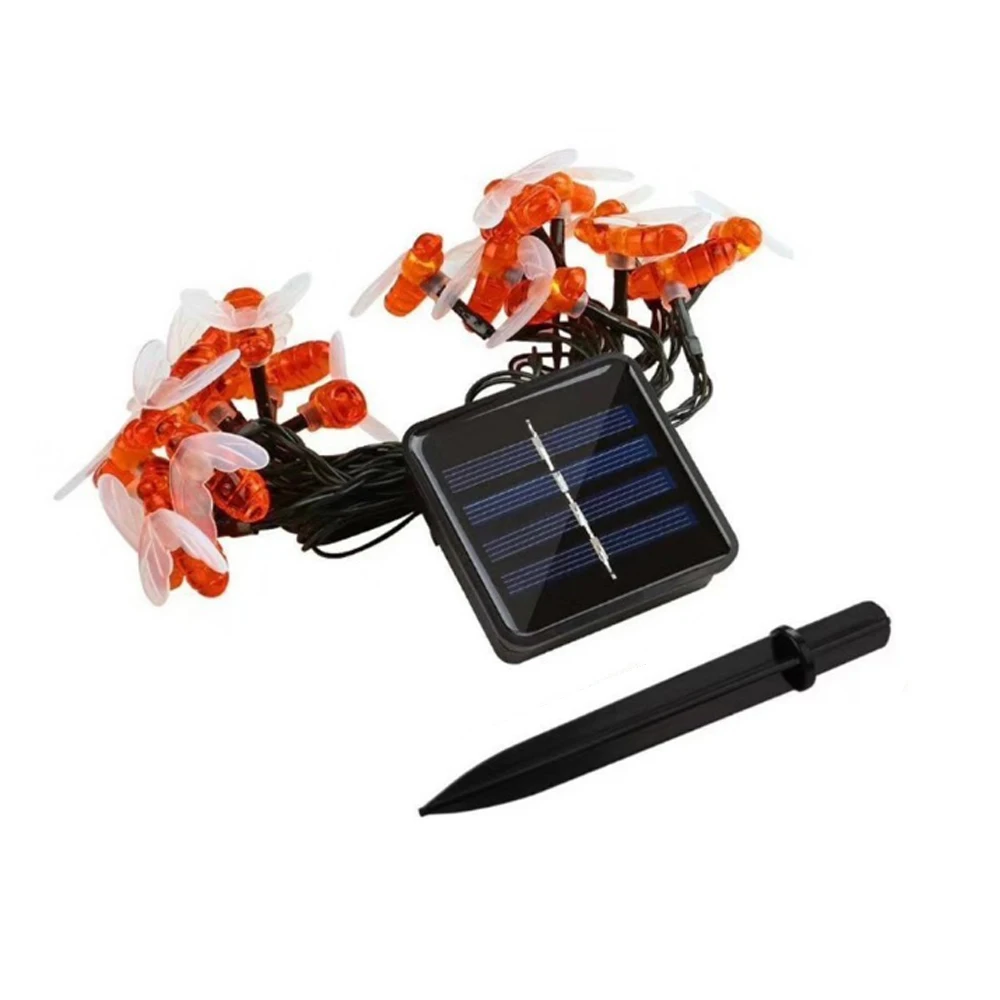 20/30 LEDS Solar Powered Cute Honey Bee Led String Fairy Light Outdoor String Lights Patio Garden Decoration
20/30 LEDS Solar Powered Cute Honey Bee Led String Fairy Light Outdoor String Lights Patio Garden Decoration