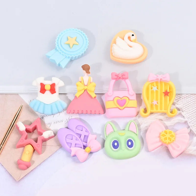Kawaii Resin Magic Stick Bow Shoes Cartoon Diy Miniature Scrapbooking Accessories Cabochon Material Flatback Charm Mini Figurine
Kawaii Resin Magic Stick Bow Shoes Cartoon Diy Miniature Scrapbooking Accessories Cabochon Material Flatback Charm Mini Figurine