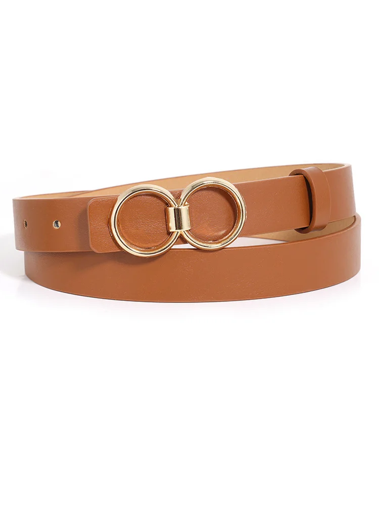 Girls Double Circle Metal Buckle Thin Waist Belt 2022 New Fashion Skirt Jeans Decorative All-match Women Belts
Girls Double Circle Metal Buckle Thin Waist Belt 2022 New Fashion Skirt Jeans Decorative All-match Women Belts