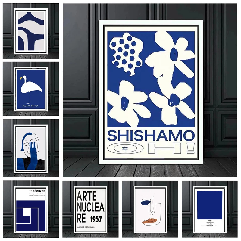 Nordic Modern Abstract Klein Blue Nordic Canvas Painting Printed Poster Wall Picture As Home Living Room Decoration Frameless
Nordic Modern Abstract Klein Blue Nordic Canvas Painting Printed Poster Wall Picture As Home Living Room Decoration Frameless