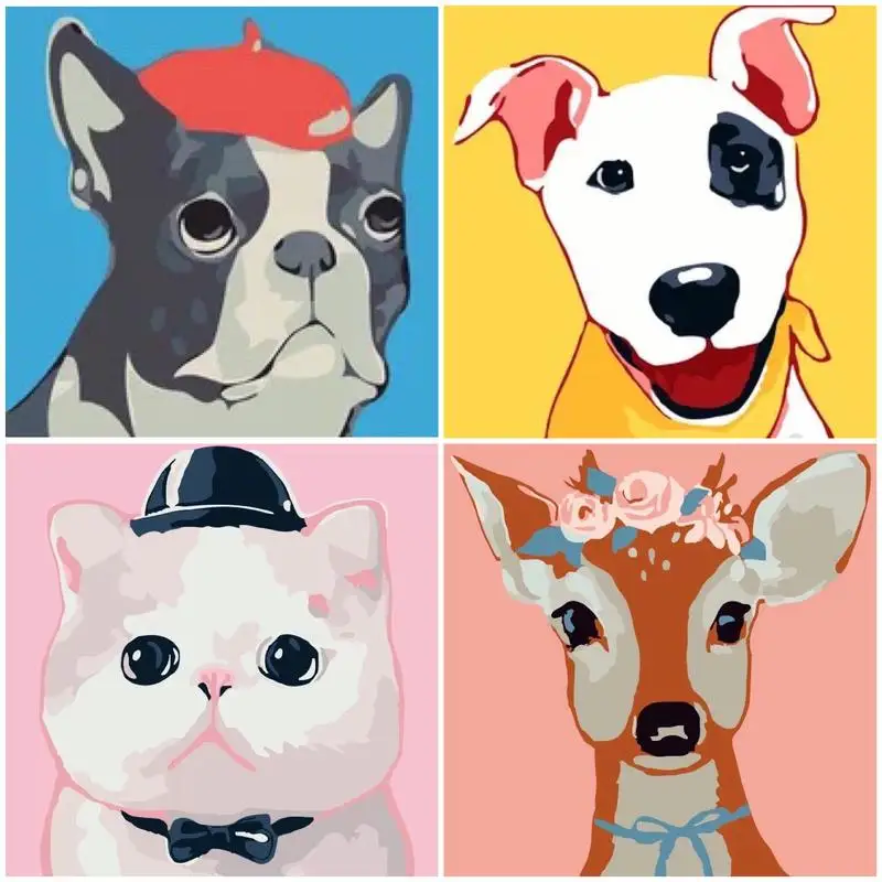 PhotoCustom DIY Pictures By Number Animals Kits Home Decor Painting By Numbers Dog Drawing On Canvas HandPainted Art Gift
PhotoCustom DIY Pictures By Number Animals Kits Home Decor Painting By Numbers Dog Drawing On Canvas HandPainted Art Gift