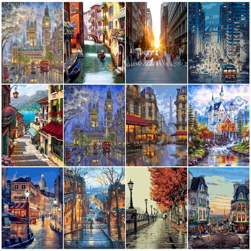 Full Drill Landscape 5D Diamond Painting Set City Streets Rhinestone Kits Cross Stitch Mosaic Art Handmade Gift Home Wall Decor
Full Drill Landscape 5D Diamond Painting Set City Streets Rhinestone Kits Cross Stitch Mosaic Art Handmade Gift Home Wall Decor