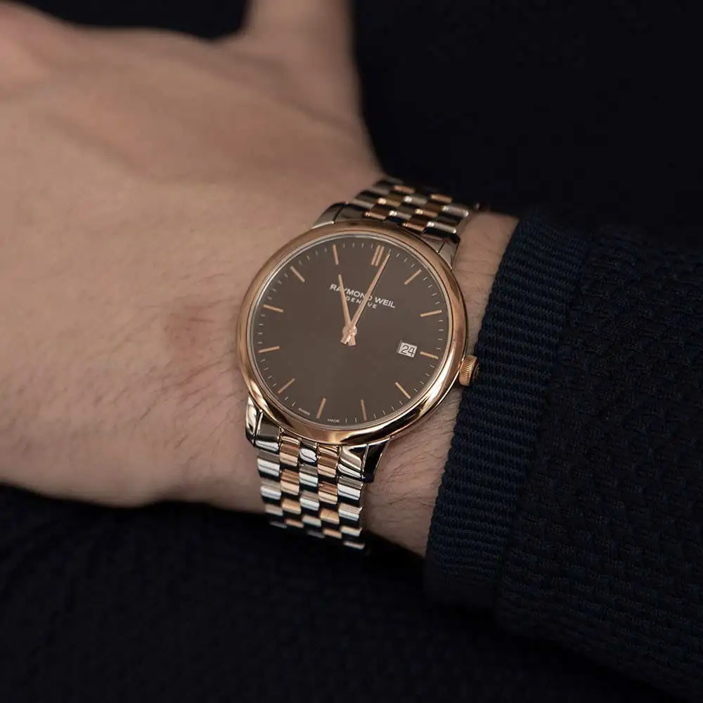 RAYMOND WEIL 5485-SP5-20001 мужские швейцарские наручные часы с сапфировым стеклом и
