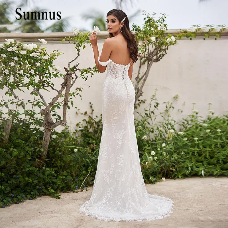 Pastorl Off the Shoulder Wedding Dress Beautiful Flower Appliques Strapless Back Zipper Bride Gown Women Formal Robe de Mariee
Pastorl Off the Shoulder Wedding Dress Beautiful Flower Appliques Strapless Back Zipper Bride Gown Women Formal Robe de Mariee