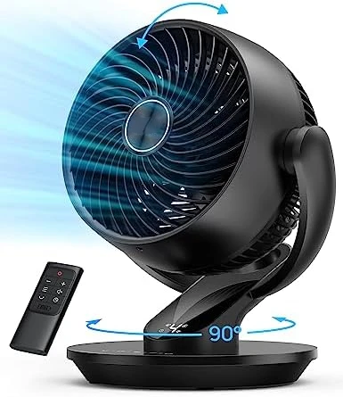 Table Fans for Home Bedroom, 9 Inch Quiet Oscillating Floor Fan with Remote, Air Circulator Fan for Whole Room, 70ft Powerful Ai
Table Fans for Home Bedroom, 9 Inch Quiet Oscillating Floor Fan with Remote, Air Circulator Fan for Whole Room, 70ft Powerful Ai