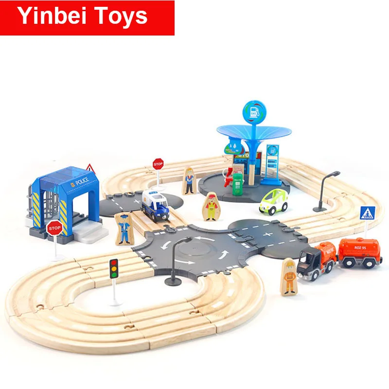 Police Station Role Road Multifunctional Wooden Track Train Set Baby Build Blocks Puzzle Early Education Toy Car
Police Station Role Road Multifunctional Wooden Track Train Set Baby Build Blocks Puzzle Early Education Toy Car