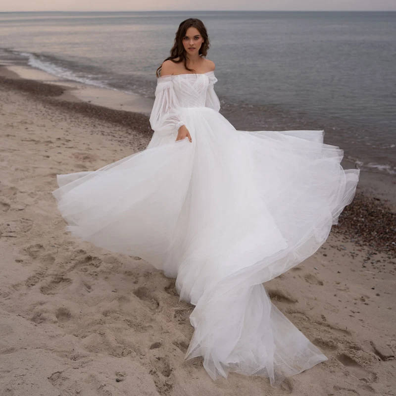 Bohemian Tulle A Line Wedding Dresses Detachable Sleeve Pleated Sweetheart 2022 A Line Lace Up Bridal Gowns
Bohemian Tulle A Line Wedding Dresses Detachable Sleeve Pleated Sweetheart 2022 A Line Lace Up Bridal Gowns