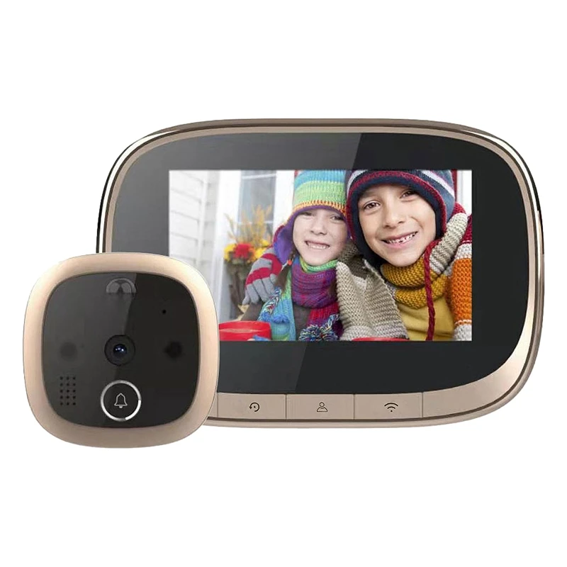 C80 Smart Peephole Camera Viewing Angle Home 4.3-Inch Display Night Vision Pir Motion Detection Doorbell Camera
C80 Smart Peephole Camera Viewing Angle Home 4.3-Inch Display Night Vision Pir Motion Detection Doorbell Camera