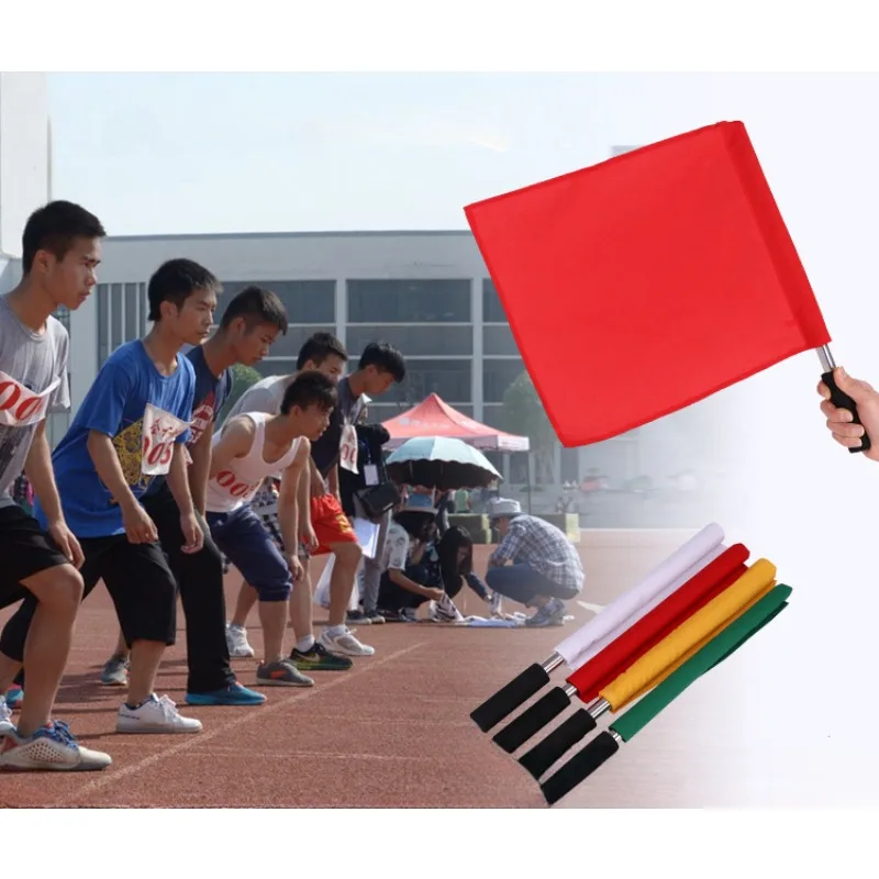 Track Field Competition Signal Flag Soccer Referee Indicator Command Equipment Flag Football Light Command Fair Play Sports
Track Field Competition Signal Flag Soccer Referee Indicator Command Equipment Flag Football Light Command Fair Play Sports