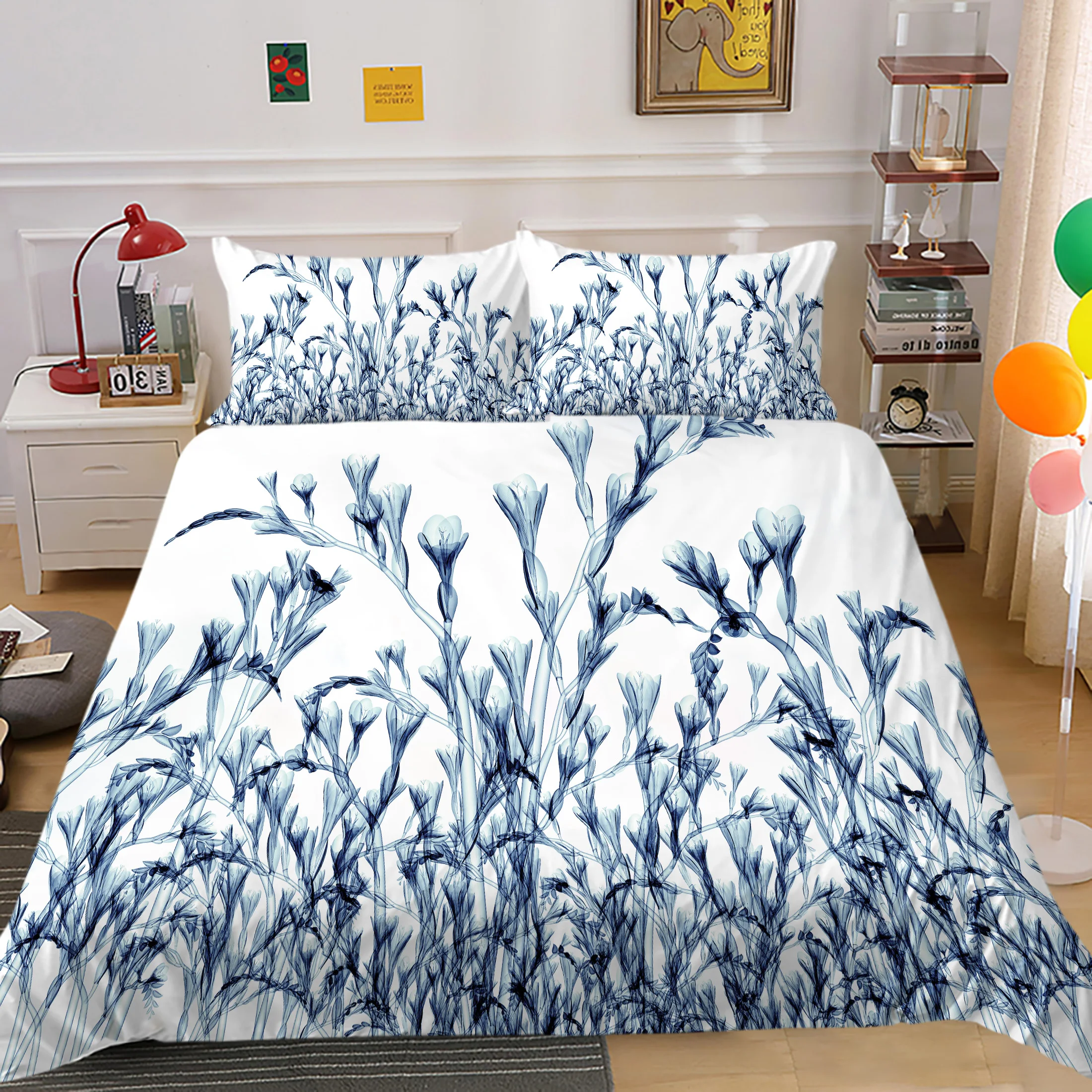 Wholesale European Pattern Hot Sale Soft Bedding Set 3d Digital Flowers Printing 2/3pcs Duvet Cover Set ES/DE/EU/AU/US Size
Wholesale European Pattern Hot Sale Soft Bedding Set 3d Digital Flowers Printing 2/3pcs Duvet Cover Set ES/DE/EU/AU/US Size