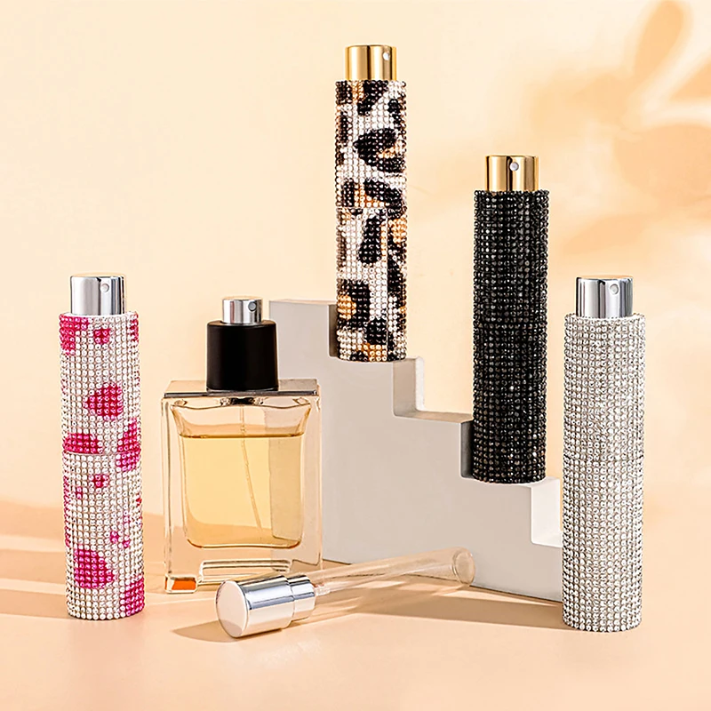 10ml Perfume Spray Bottle DIY Rhinestone Travel Spray Bottle Handwork Customized Luxury Perfumes Empty Bottle Packaging
10ml Perfume Spray Bottle DIY Rhinestone Travel Spray Bottle Handwork Customized Luxury Perfumes Empty Bottle Packaging