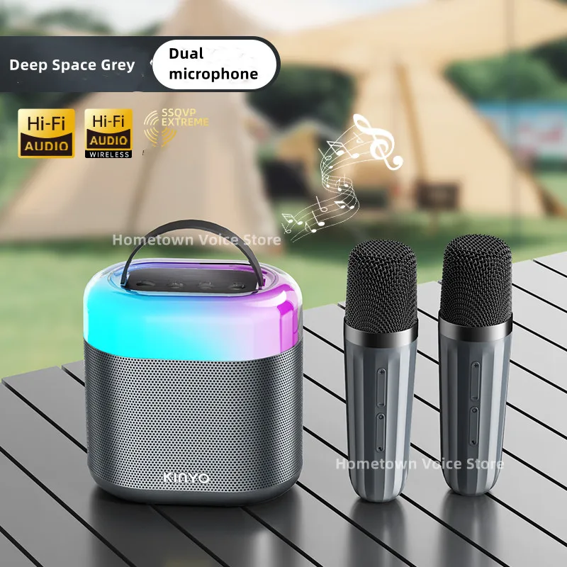 Children's Mini Outdoor Karaoke Bluetooth Speaker Portable With Wireless Microphone Card Subwoofer High Volume Boom box Gift
Children's Mini Outdoor Karaoke Bluetooth Speaker Portable With Wireless Microphone Card Subwoofer High Volume Boom box Gift